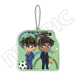 DETECTIVE CONAN Acrylic Key Holder Shinichi & Heiji