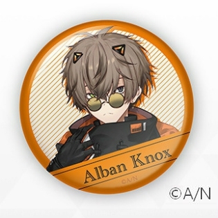 NIJISANJI [First Step Goods] Alban Knox Can Badge