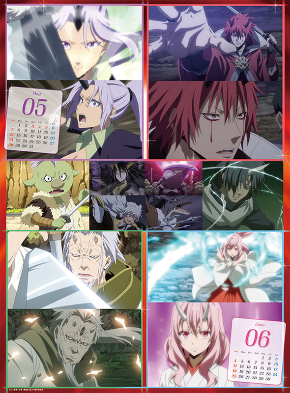 Tensei Shitara Slime Datta Ken 2023 Desk Calendar Desktop Schedule