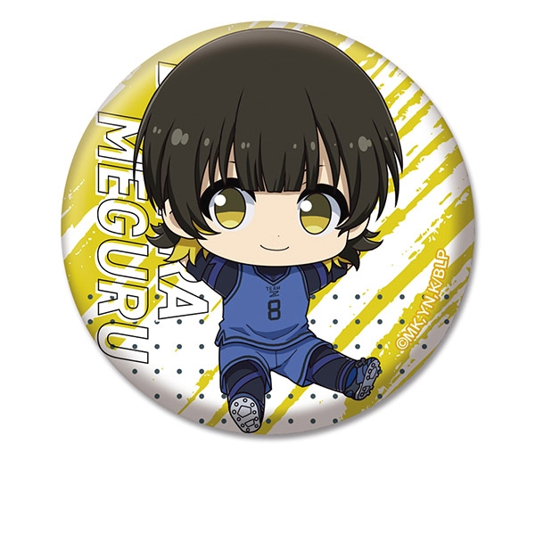 AmiAmi [Character & Hobby Shop]  TV Anime Bluelock Tin Badge Design 08 (Meguru  Bachira /A)(Released)