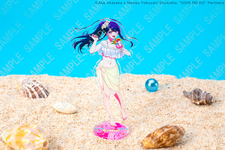 Aitai☆Kuji Oshi No Ko Exhibition Parco Factory Trading Mini Character  Acrylic Stand Exhibition Ver. SET