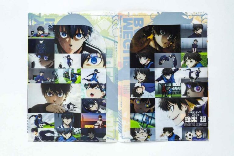 TV Anime Blue Lock Clear File 4sheets Book + Poster Anime Collection Japan
